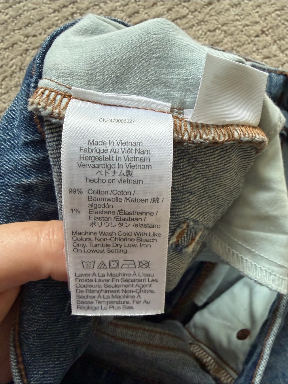 Madewell The Perfect Vintage Jean Raw Hem in Decatur Wash Size 28 - Picture 6 of 8